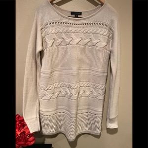 Ann Taylor cable tunic sweater